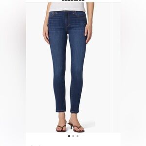 Joe’s Jeans Curvy High-Rise Skinny Ankle | Dark Wash Stretch Denim | Size S